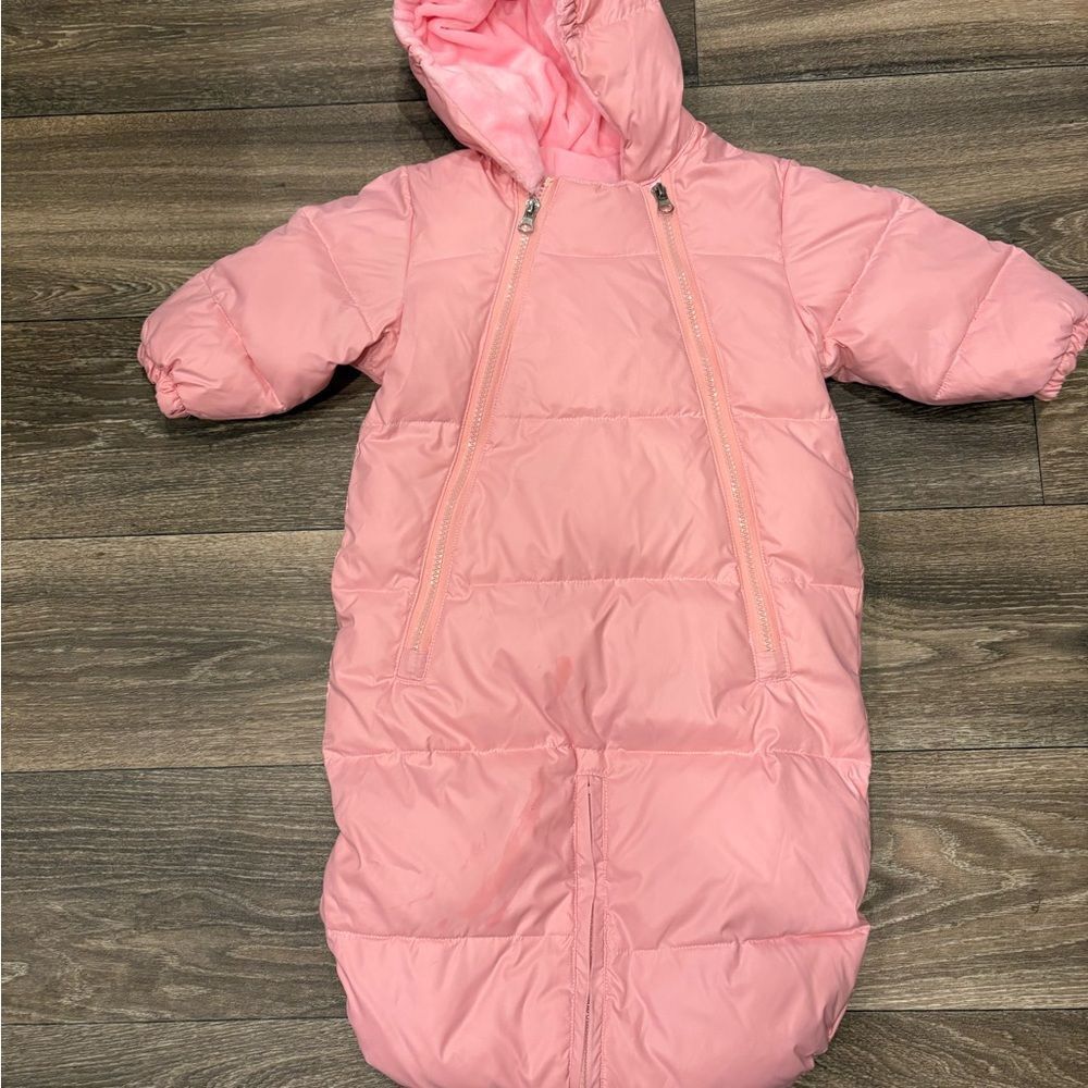 Bogner Baby Girl Pink Snowsuit Size Small